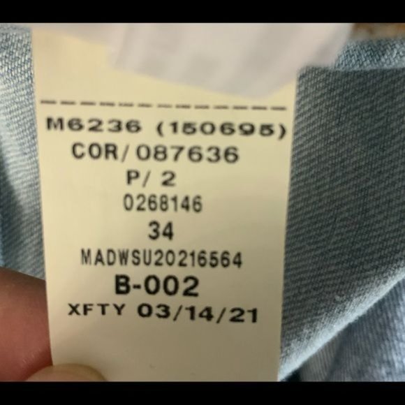 Madewell Womens denim shorts high rise Distressed 34 waist - Picture 13 of 16